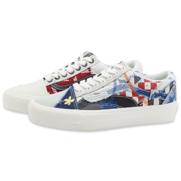 Vans Vault Old Skool VR3 PW LX Patchwork Floral Denim - Picture 9 of 12